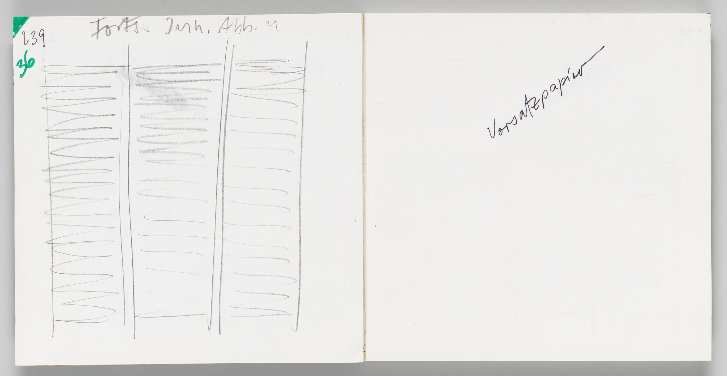 Untitled (Page Layout Design, Left Page); Untitled (