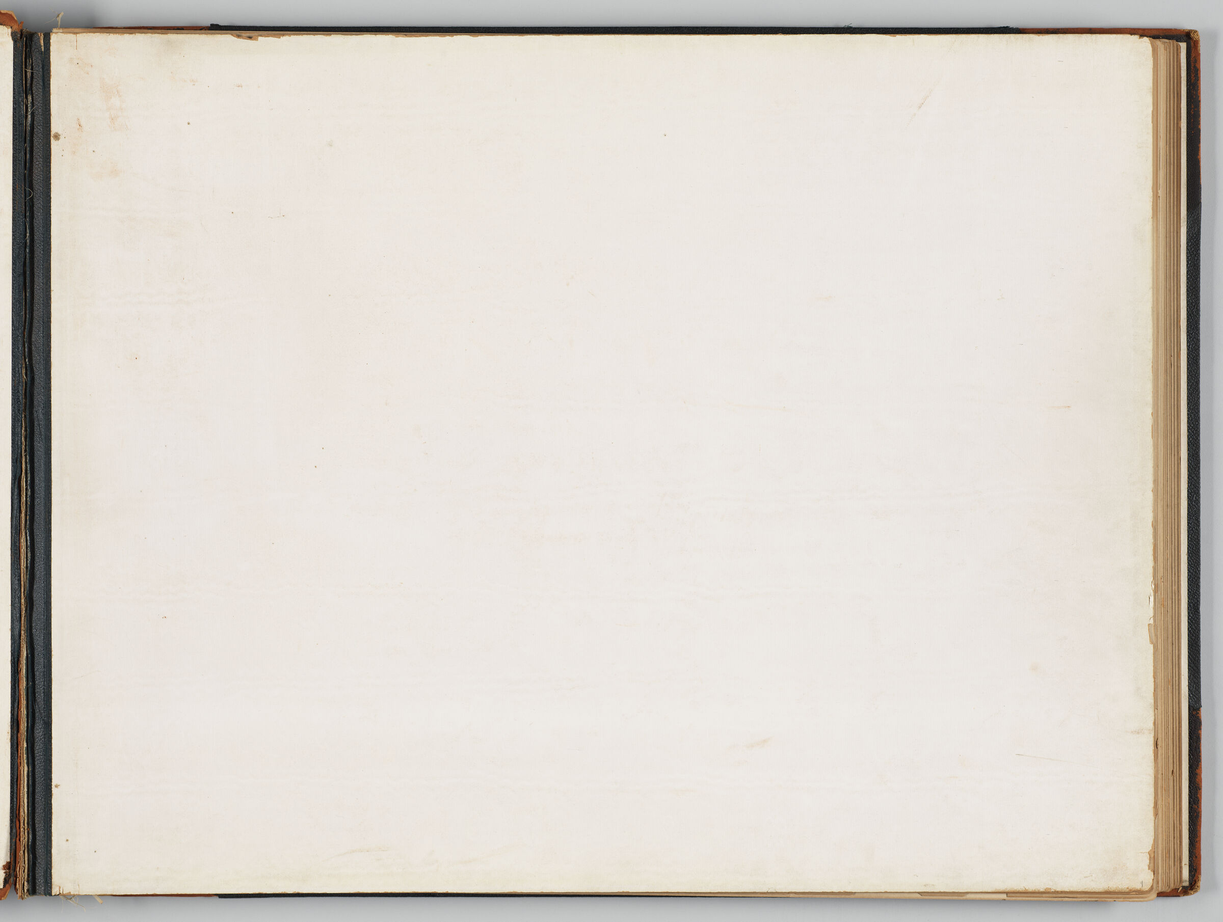 Blank Leaf; Verso: Album Leaf With Two Drawings