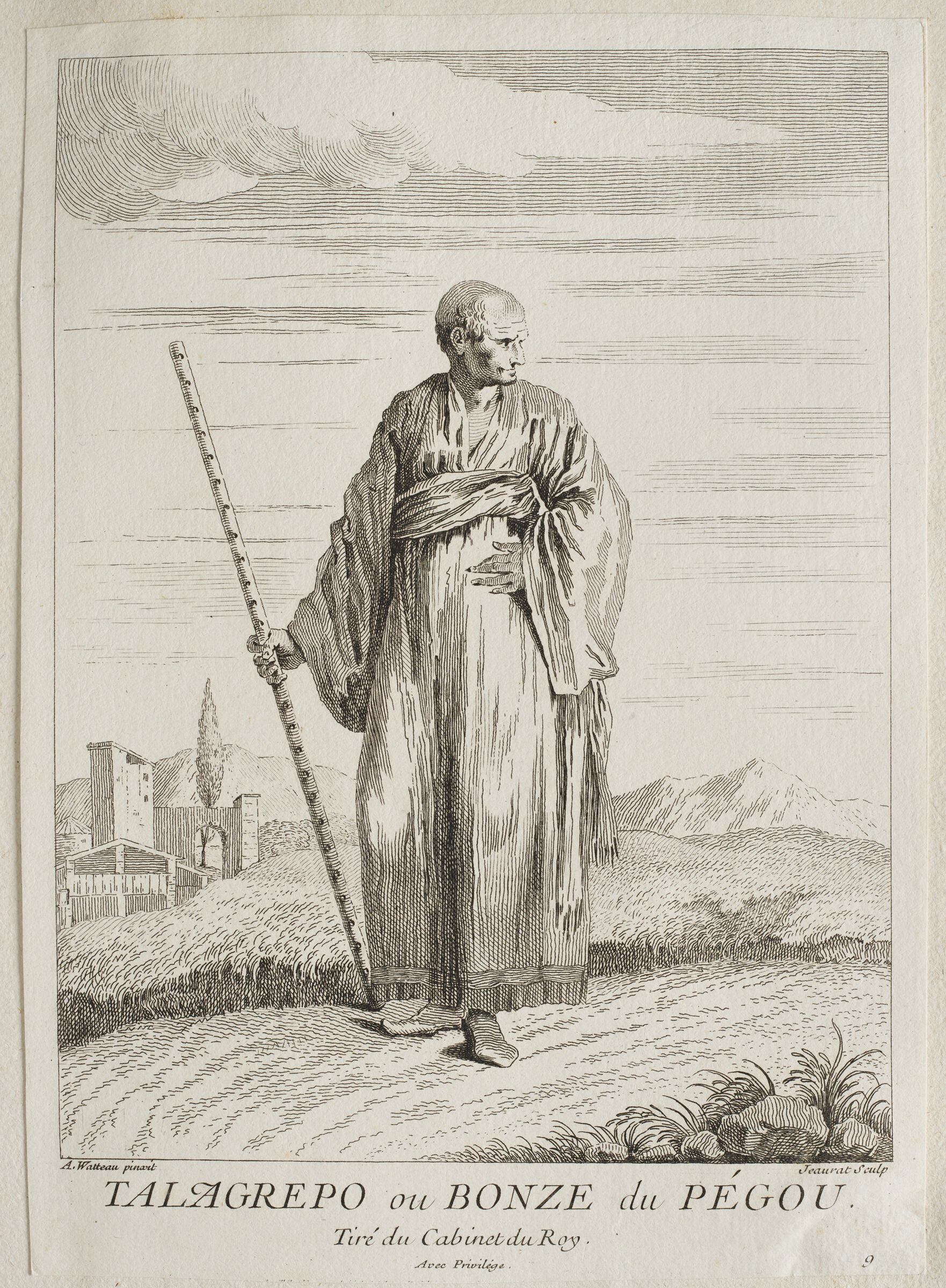 Talegrepo Or Buddhist Priest Of Pegou