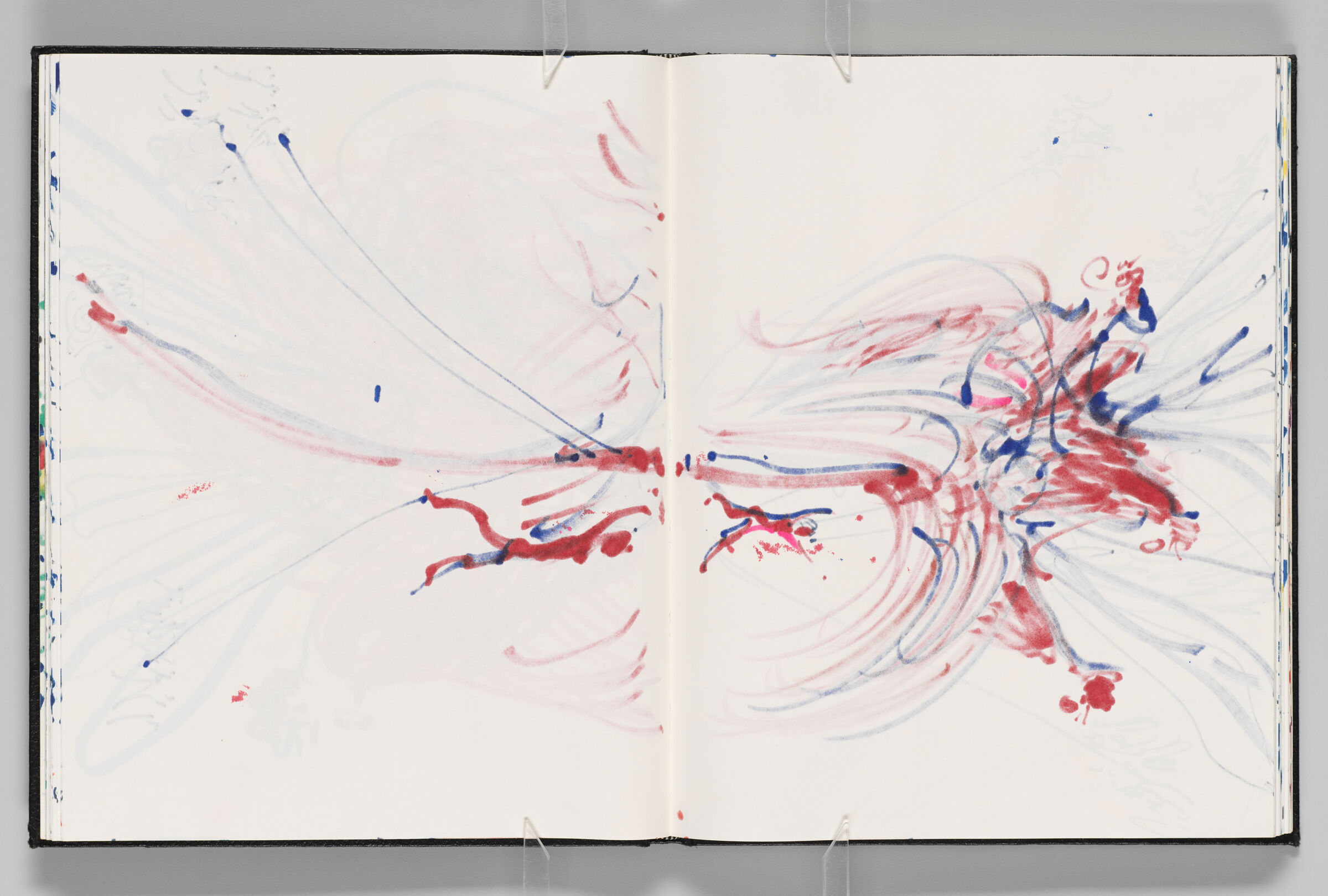 Untitled (Bleed-Through Of Previous Page, Left Page); Untitled (Bleed-Through Of Following Page, Right Page)
