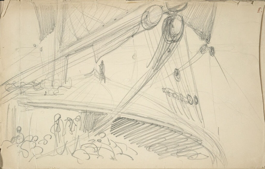 Sketch Of A Ship
