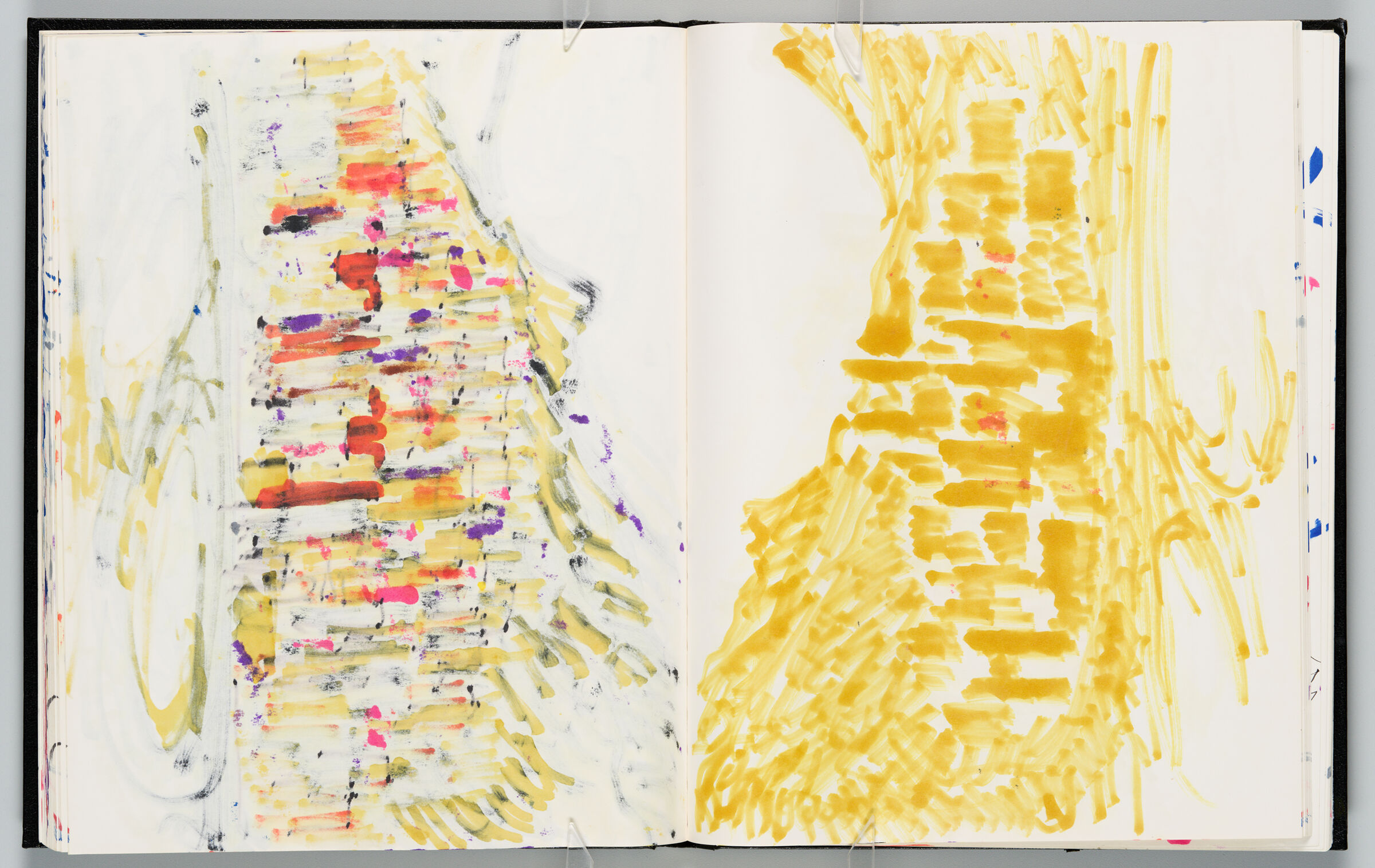 Untitled (Bleed-Through Of Previous Page, Left Page); Untitled (View Of Taroudant With Color Transfer, Right Page)
