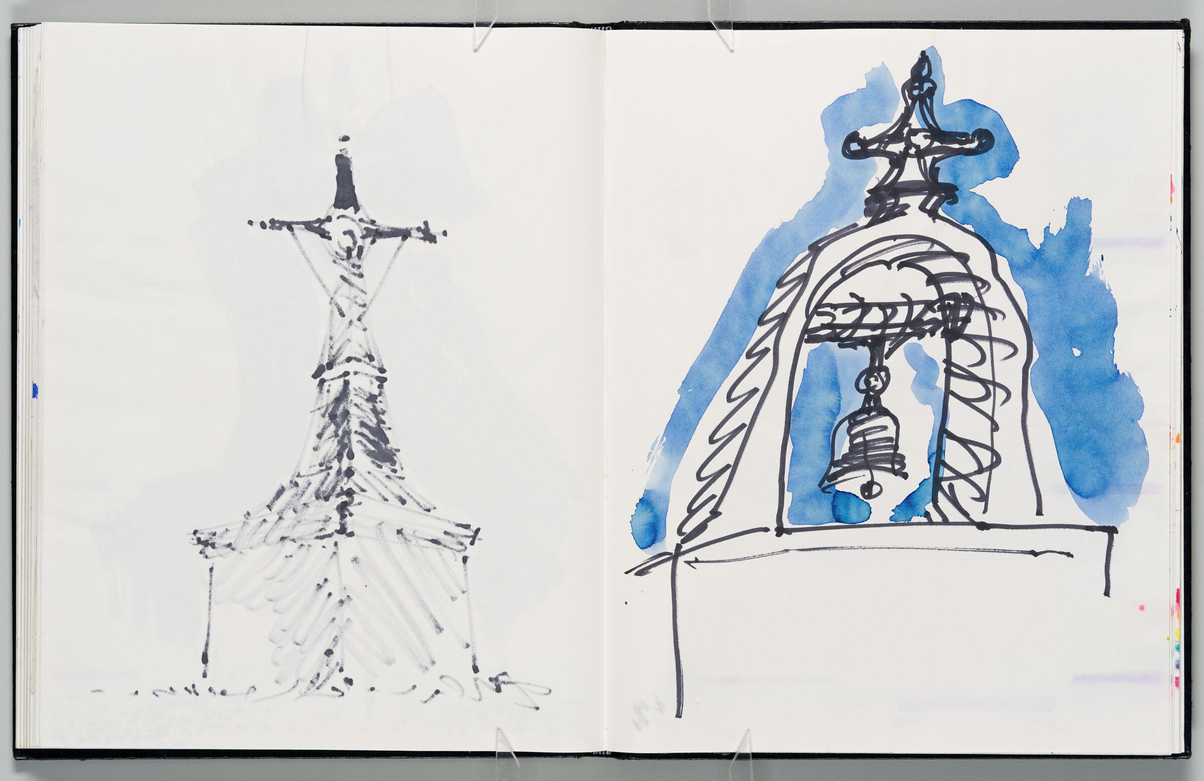 Untitled (Bleed-Through Of Previous Page, Left Page); Untitled (St. Véran, Right Page)