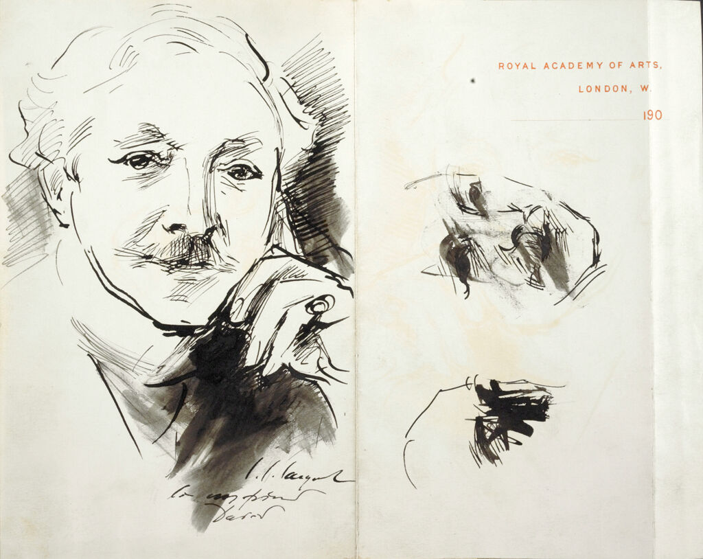 Three Sketches Of Sir David Murray (1849 - 1933)