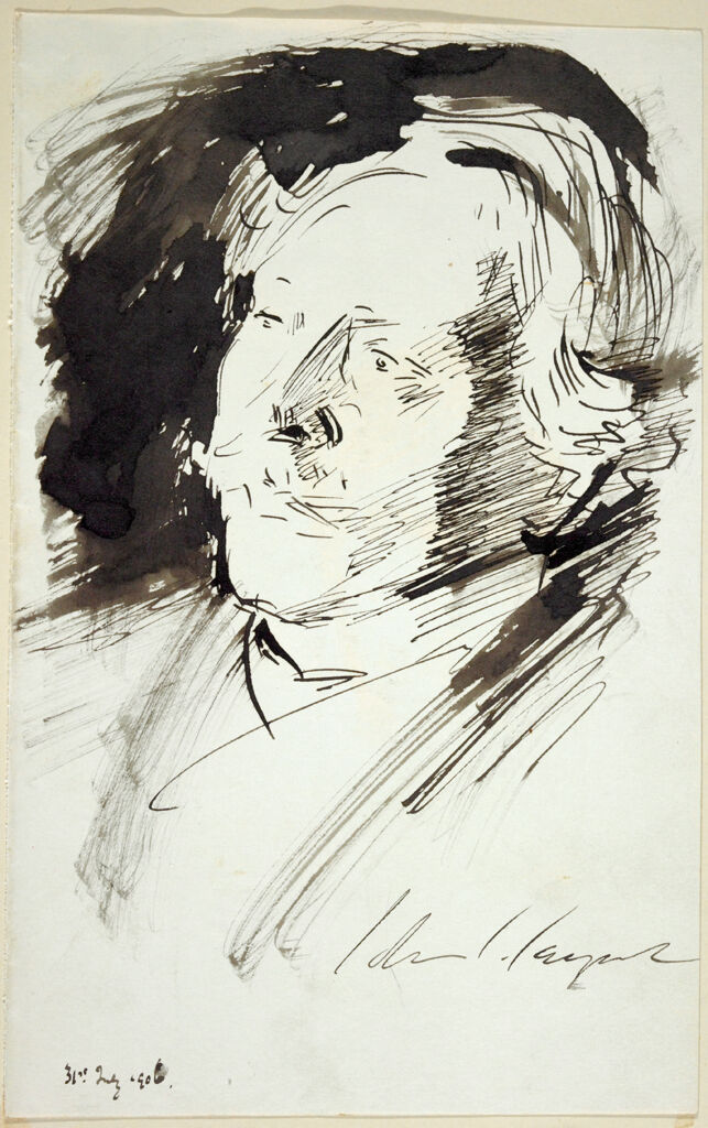 Sketch Of Sir David Murray (1849 - 1933)