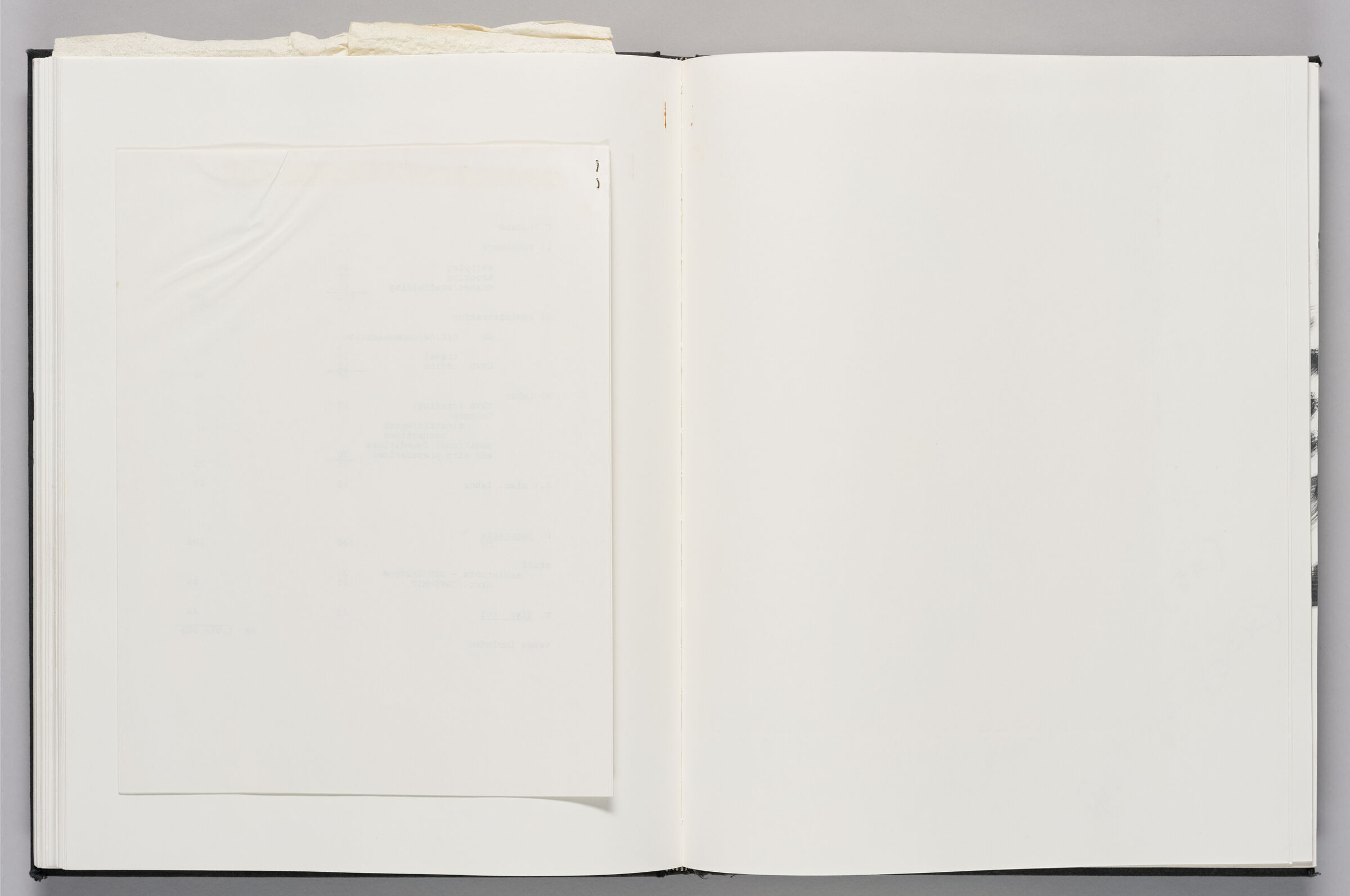 Untitled (Blank, Left Page); Untitled (Blank, Right Page)
