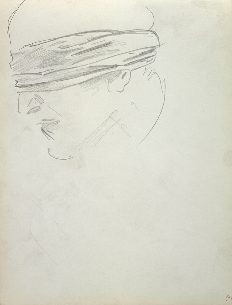 Study For The Head Of The Synagogue, Boston Public Library