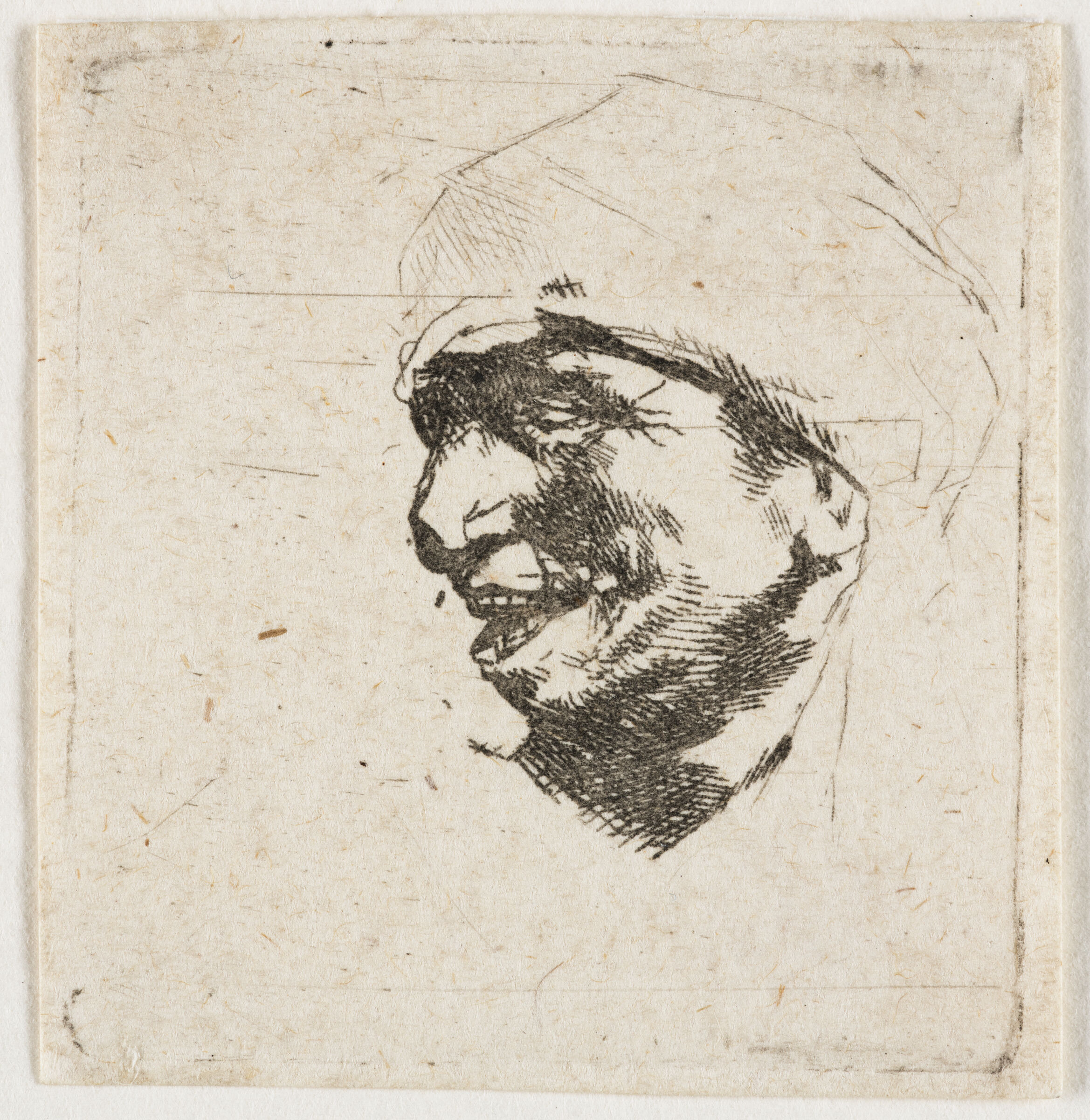 Head Of A Laughing Peasant