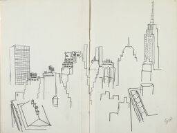 Manhattan Skyline (Recto And Verso)