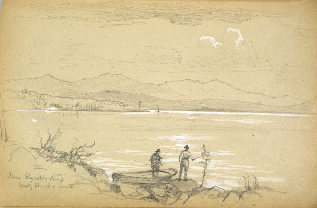Men Fishing, Lake Molly Chunk-A-Muuk, Maine