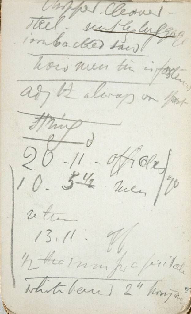 Inscription; Verso: Outline In Lunette Shape