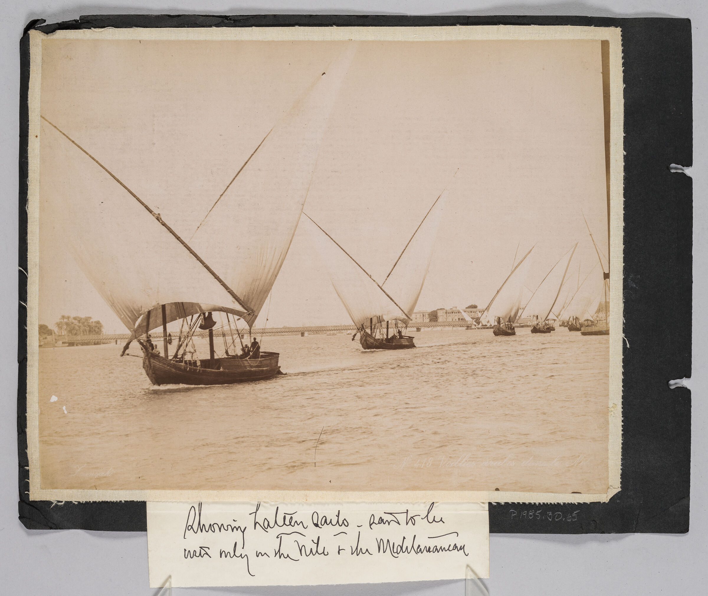 Untitled (Group Of Sailboats On The Nile)