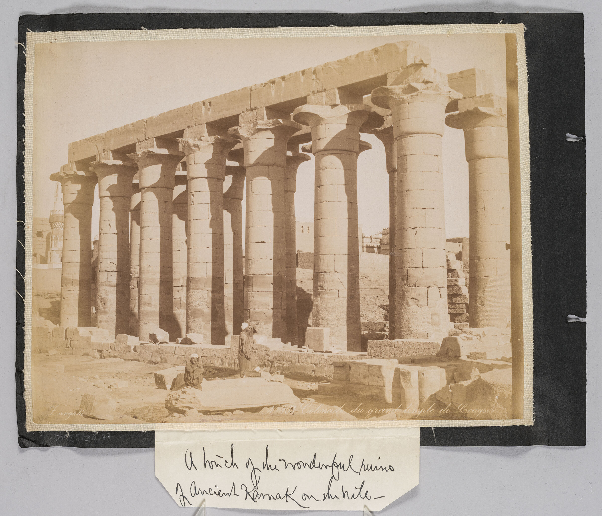 Colonnade Of The Temple At Luxor