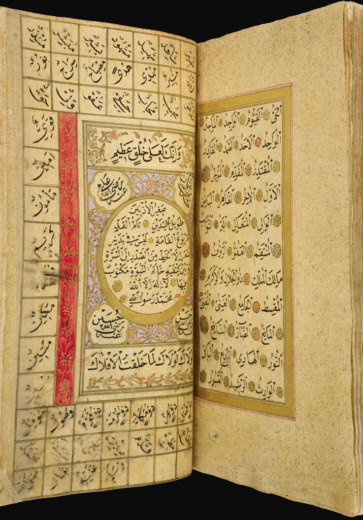 99 Names Of God (Recto And Verso), Folio 72 From An An`am-I Sharif
