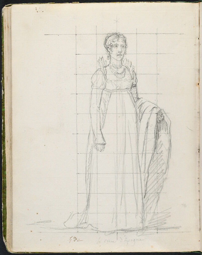 Blank; Verso: Julie Clary, Wife Of Joseph Napoleon, Later Queen Of Spain