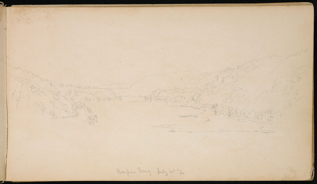 Harpers Ferry, Maryland; Verso: Blank Page
