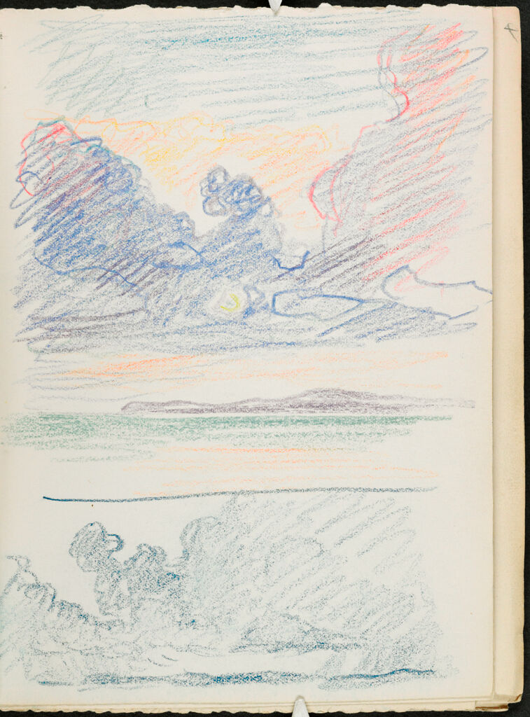 Studies Of Clouds; Verso: Blank Page