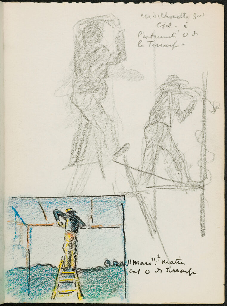 Figure Constructing A Trellis; Verso: Blank Page
