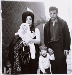 A Young Family In Brooklyn Going For A Sunday Outing. Their Baby Is Named Dawn. Their Son Is Retarded. 1966