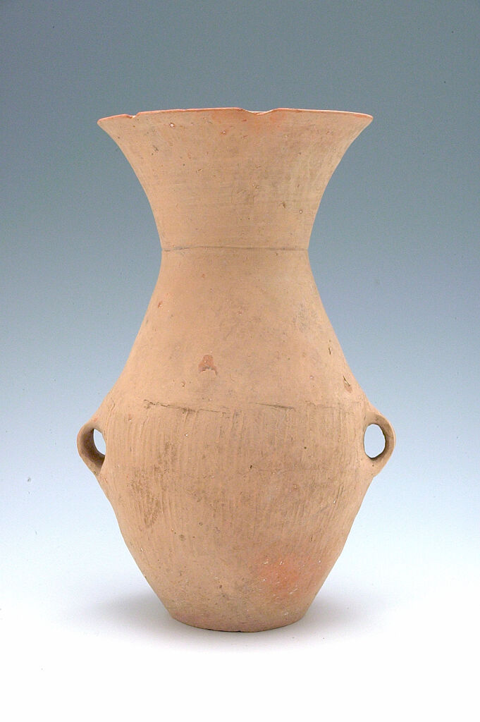Jar With Cord-Marked Decor
