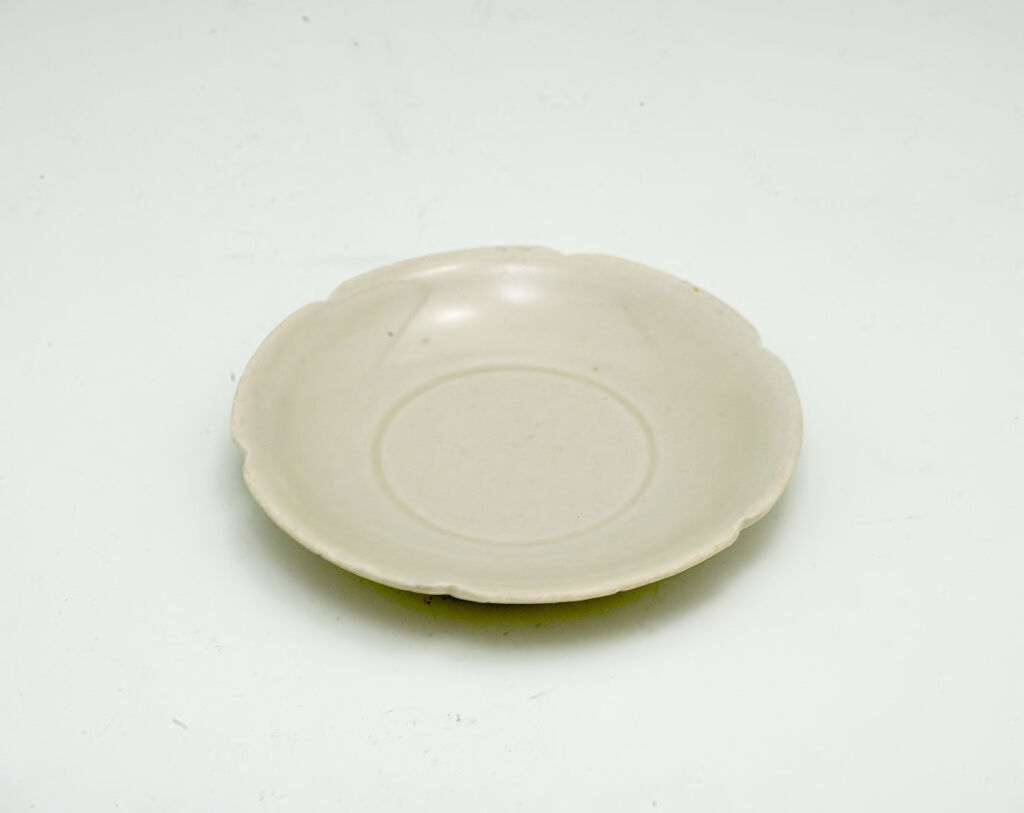Small Dish With Notched Rim (One Of Six)