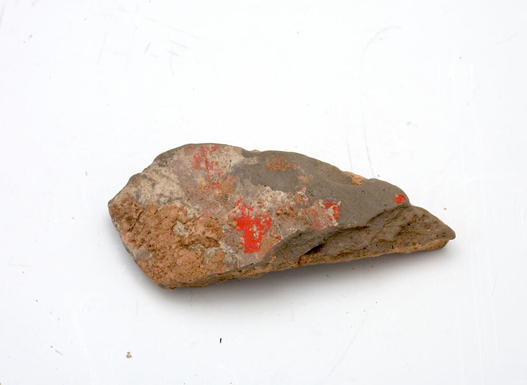 One Of Ten Miscellaneous Fragments Of Painted Funerary Ware