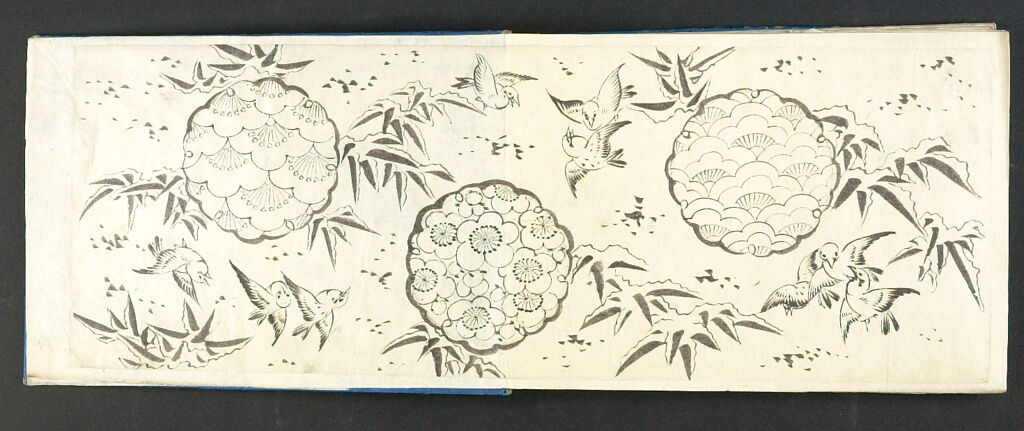 Kimono Design Book (Hinagatabon) In 2 Volumes