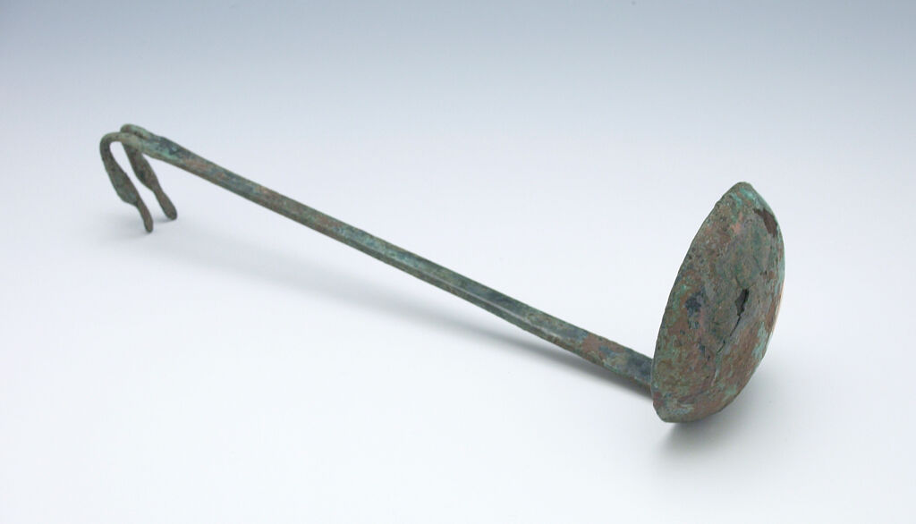 Ladle With Handle Terminating In Two Ducks' Heads