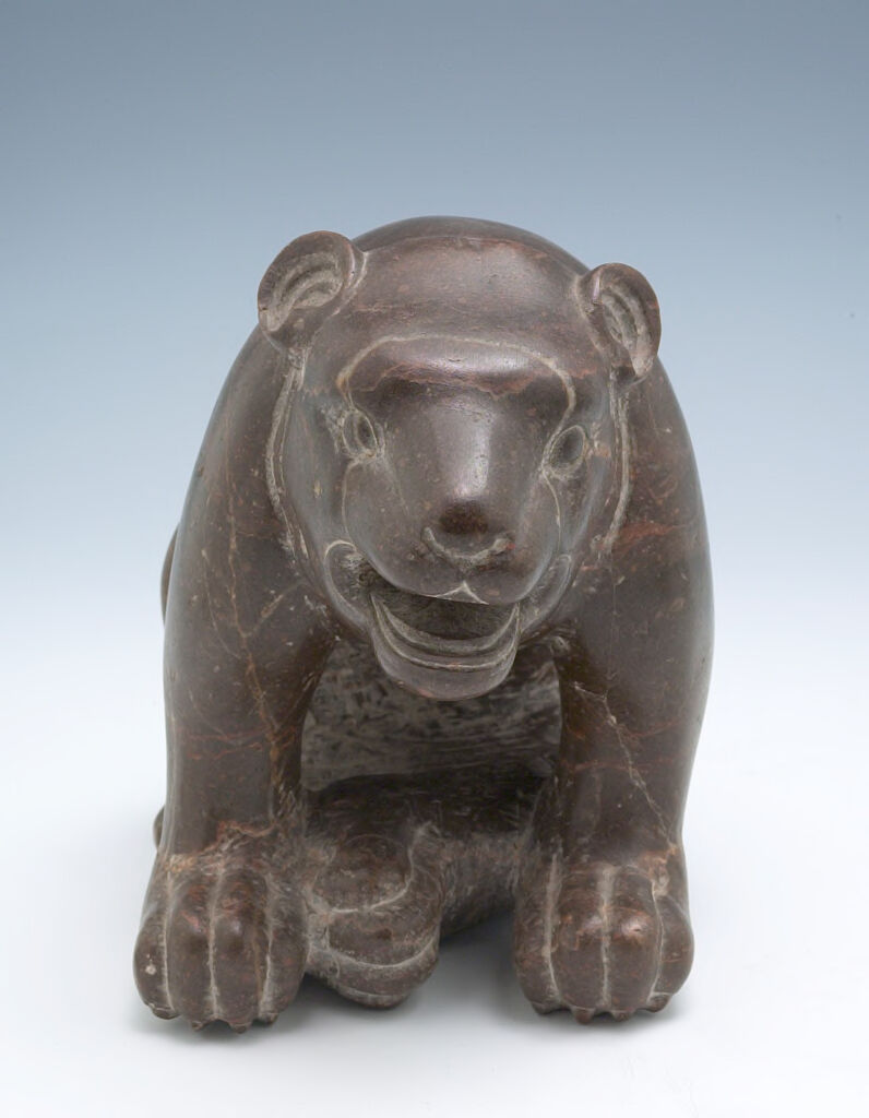 Seated Bear (One Of A Pair)