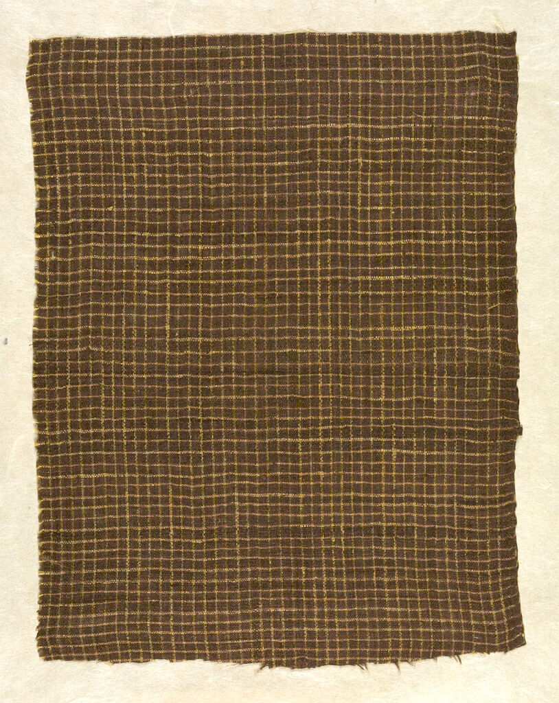 Page From Book Of Okinawan Textiles: Kume Islet, Pongee, Old Textile Used By Royal Family