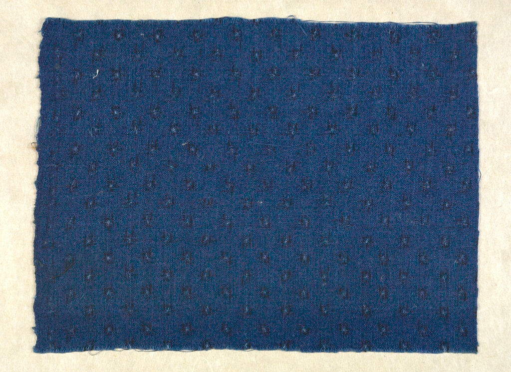 Page From Book Of Okinawan Textiles: Nafa, Okinawa Main I., Cotton, Ordinary Cloth
