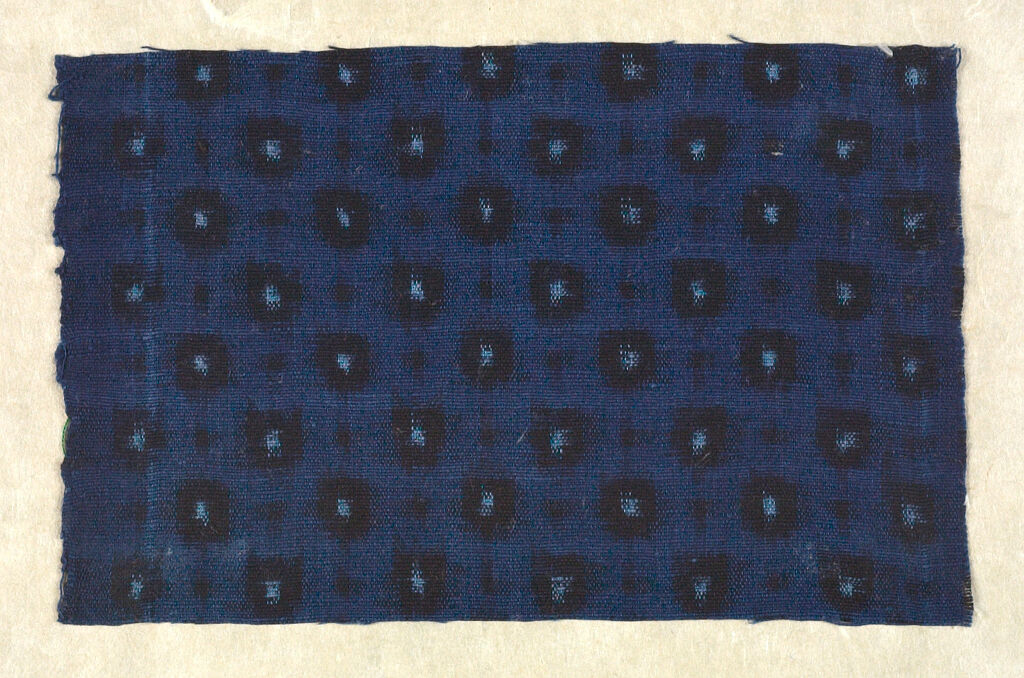 Page From Book Of Okinawan Textiles: Shuli, Okinawa Main I., Cotton, Ordinary Cloth