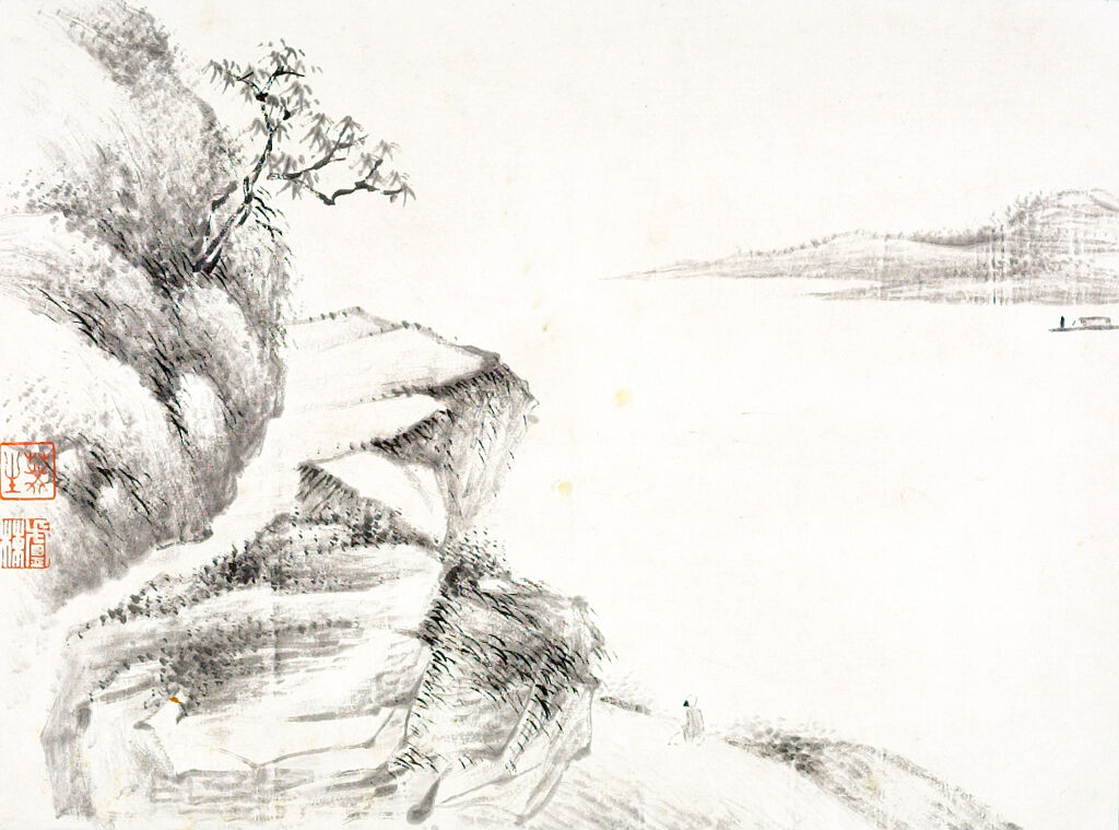 One Of Eight Landscapes: Lu Kuisheng Landscape Album