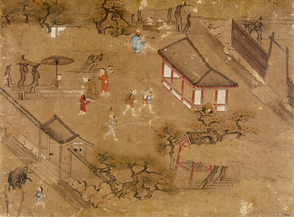 Scene From The Illustrated Book On Famous Places In Kyoto (Kyō Meisho Zuchō)