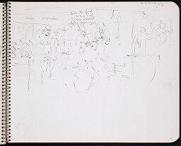 Studies Of Figures At A Carnival; Verso: Studies Of Figures On Beach