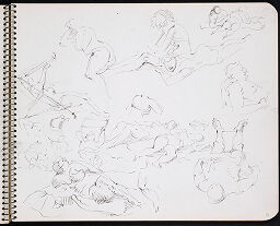 Studies Of Figures On Beach (Recto And Verso)
