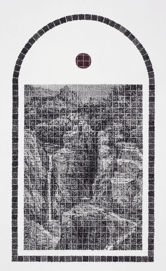 Viewing The Falls From A Mountain Pavilion, From The Series 