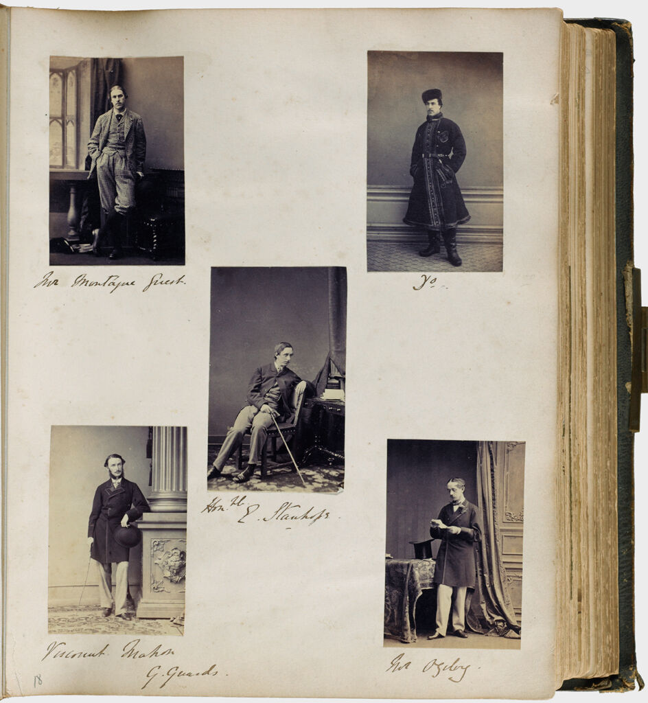 Untitled (Five Photographs, Clockwise From Top Left, Mr. Montague Guest (Top Left And Top Right Photographs); Mr. Ogilvy; Viscount Mahon; Center, Honorable Edward Stanhope)
