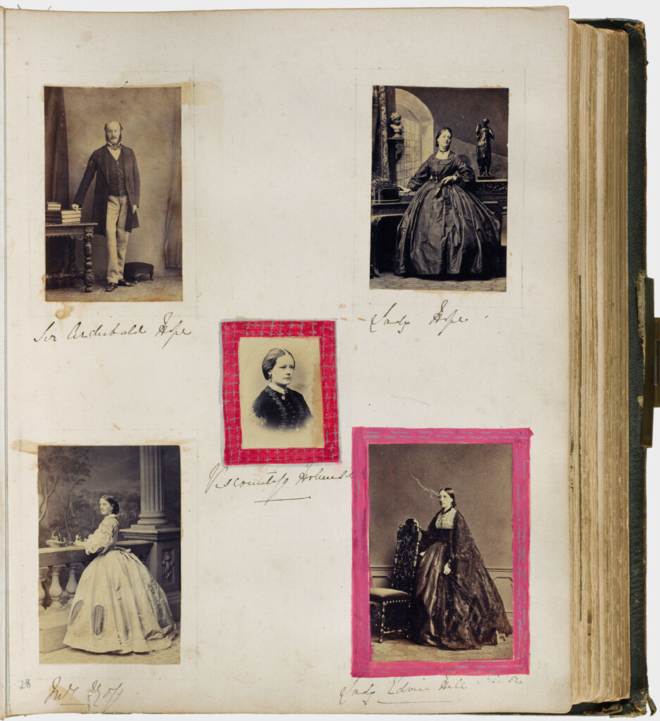 Untitled (Five Photographs, Clockwise From Upper Left, Sir Archibald Hope; Lady Hope; Lady Edwin Hill; Mrs. Goff; Center, Viscountess Holmesdale)