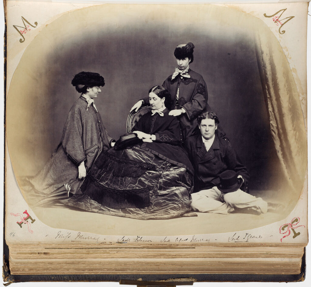 Untitled (Lady Filmer Seated In Center, To Her Right, Miss Murray, Standing Behind Lady Filmer, Lady Alfred Murray, Seated To Lady Filmer's Left, Lord Tyrone)