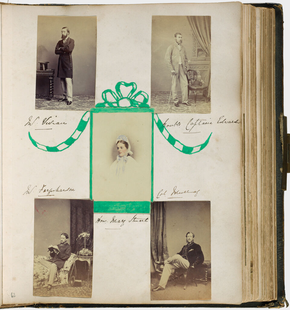 Untitled (Five Photographs, Clockwise From Upper Left, Mr. Vivian; Honorable Captain Edwards; Colonel Murray; Mr. Farquharson; Center, Honorable Mary Stuart)