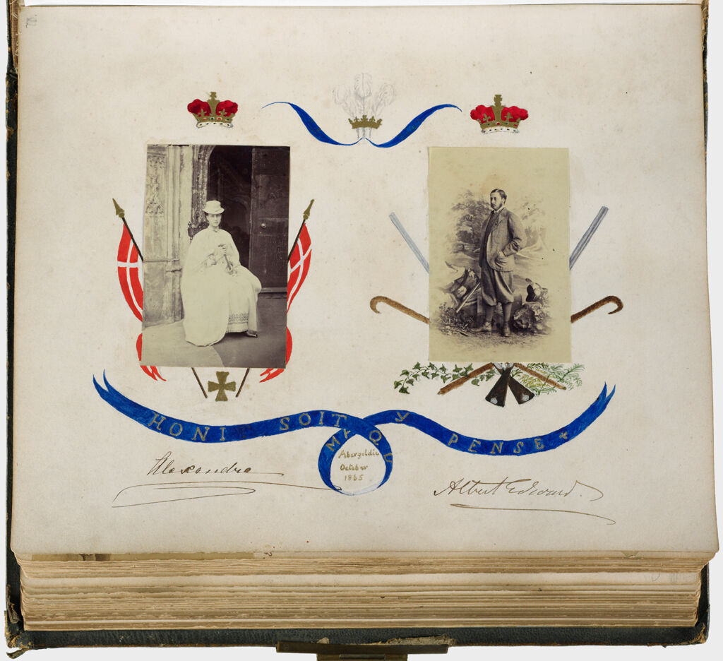 Untitled (Abergeldie, October 1865, Portraits Of Alexandra Of Denmark (1844-1925), Princess Of Wales [Later Queen Alexandra], And Albert Edward (1841-1910), Prince Of Wales [Later Edward Vii])