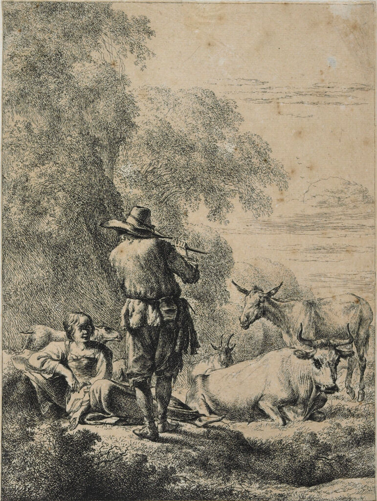 The Shepherd Playing The Flute