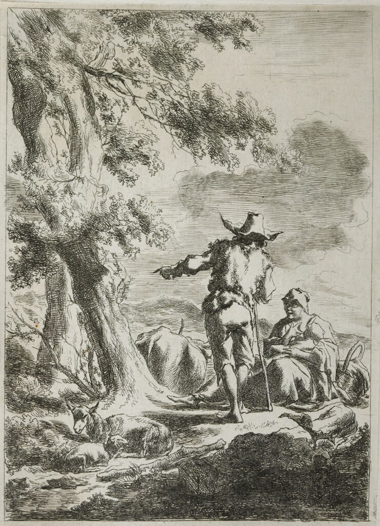 The Woman Speaking To The Shepherd