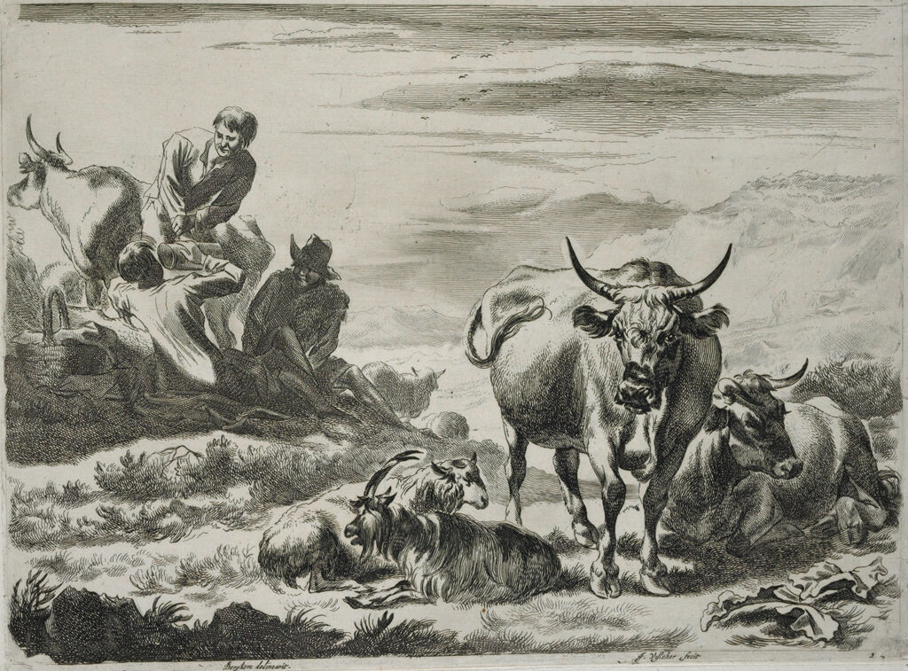 Herdsmen Having A Meal