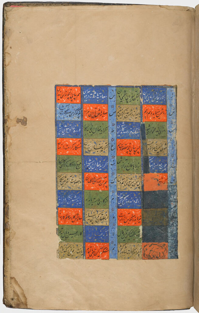 Folio 348 From A Qur'an: A Prognostic Chart (Recto)