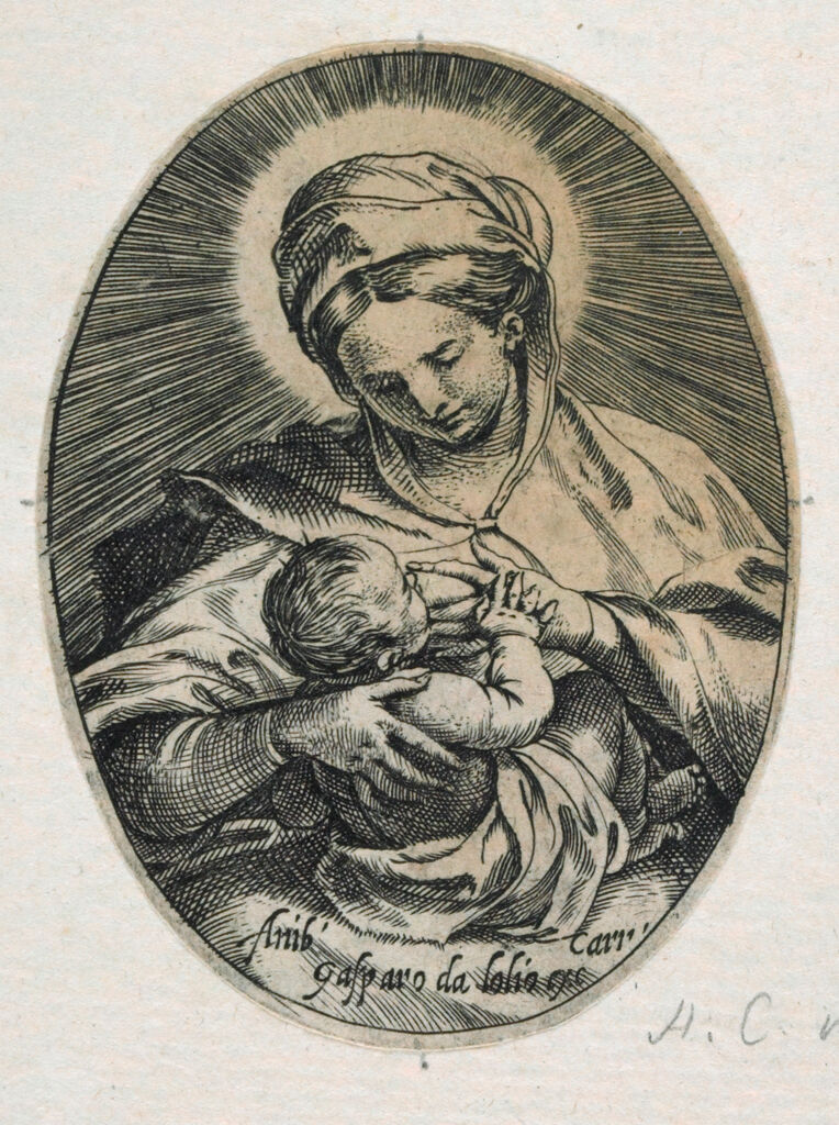 The Virgin Suckling The Christ Child