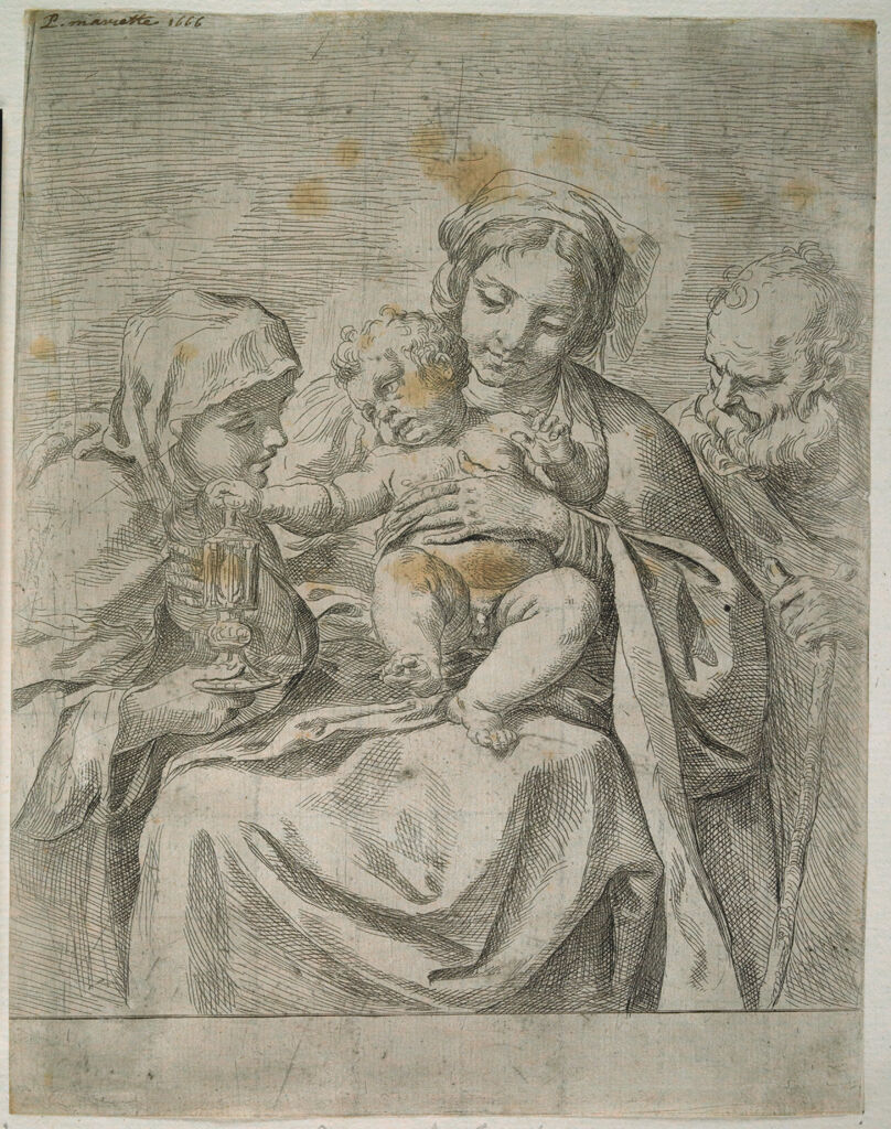 Holy Family With Saint Clare