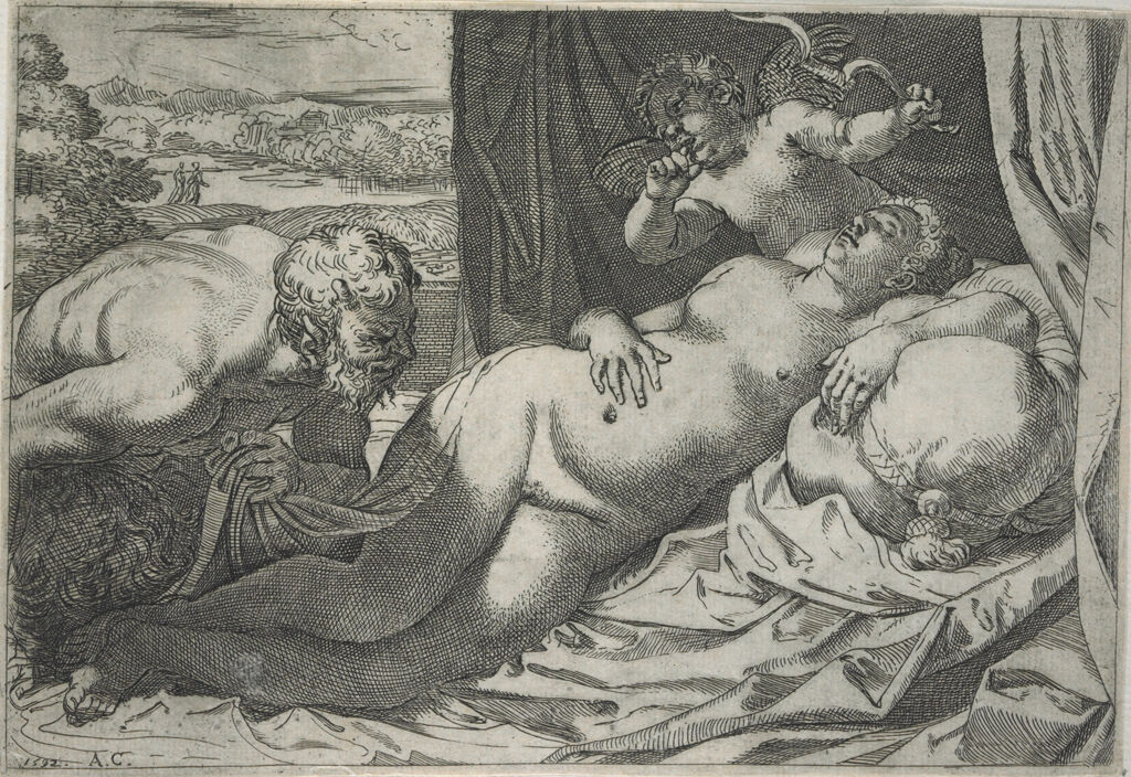 Venus And A Satyr