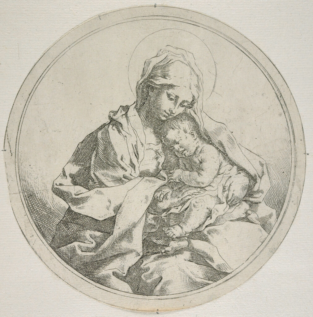 Madonna And Child In The Round